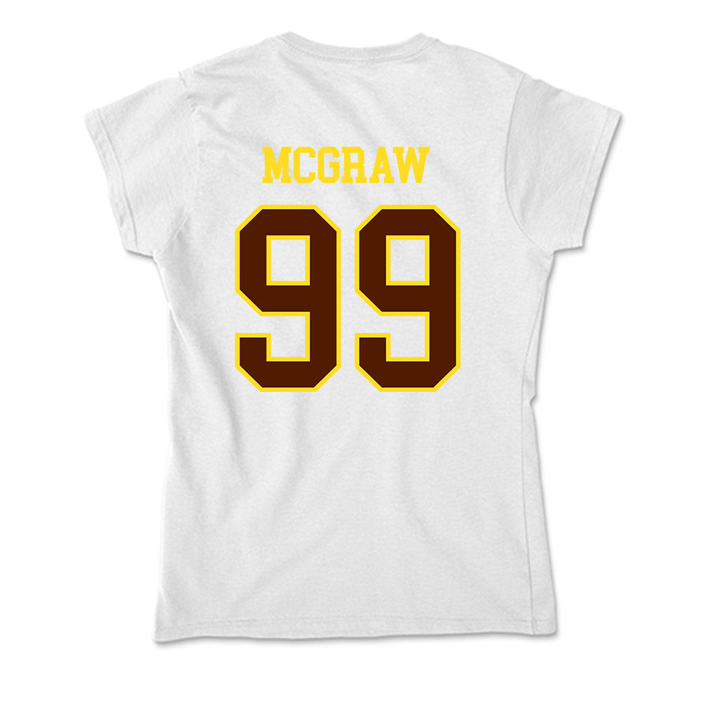 Western Michigan - NCAA Football : Rodney McGraw - Soft Style Women’s T-Shirt-1