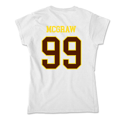 Western Michigan - NCAA Football : Rodney McGraw - Soft Style Women’s T-Shirt-1