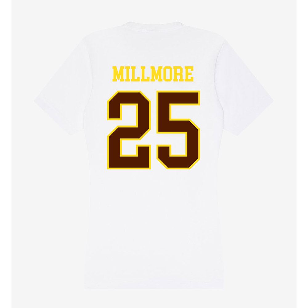 Western Michigan - NCAA Football : Ryan Millmore - Women's V-Neck T-Shirt-1