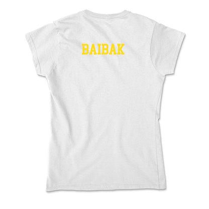Western Michigan - NCAA Women's Cross Country : Lily Baibak - Soft Style Women’s T-Shirt-1