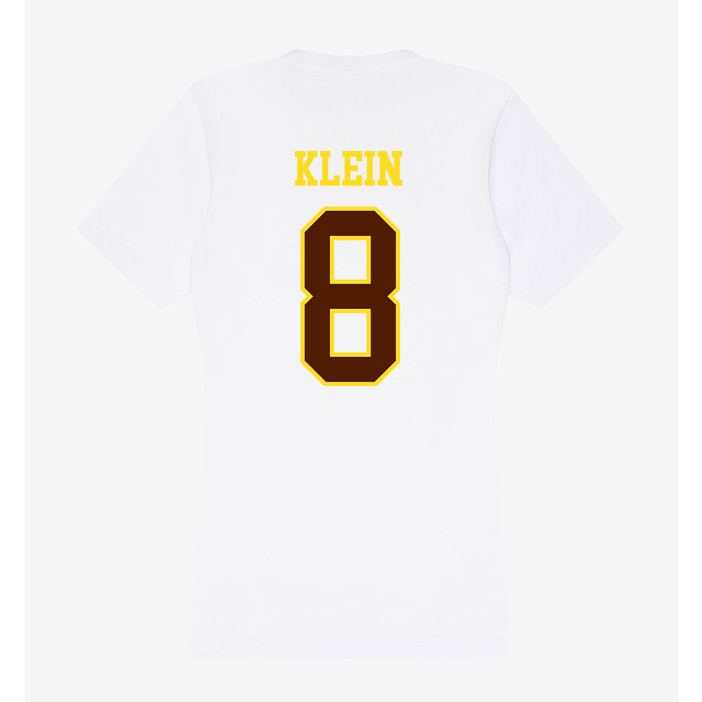 Western Michigan - NCAA Men's Soccer : Jordan Klein - Women's V-Neck T-Shirt-1