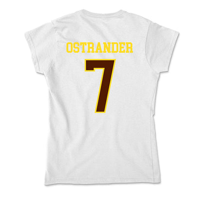 Western Michigan - NCAA Baseball : Connor Ostrander - Soft Style Women’s T-Shirt-1