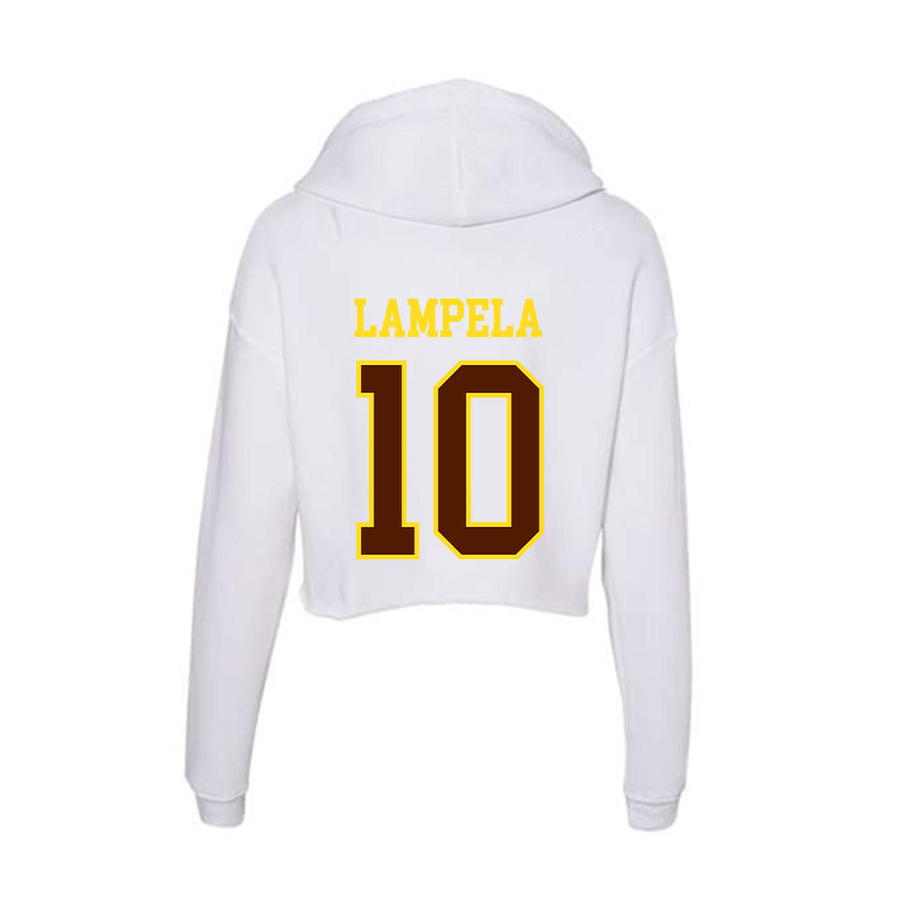 Western Michigan - NCAA Softball : Emily Lampela - Women's Crop Fleece Hoodie-1
