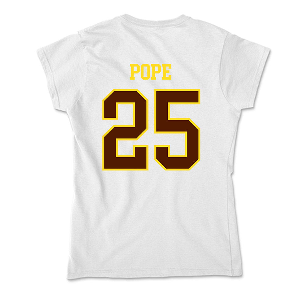 Western Michigan - NCAA Football : Joey Pope - Soft Style Women’s T-Shirt-1