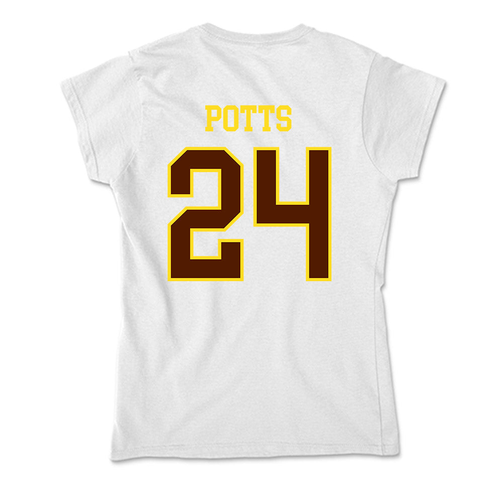 Western Michigan - NCAA Softball : Hannah Potts - Soft Style Women’s T-Shirt-1