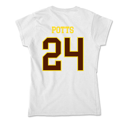 Western Michigan - NCAA Softball : Hannah Potts - Soft Style Women’s T-Shirt-1