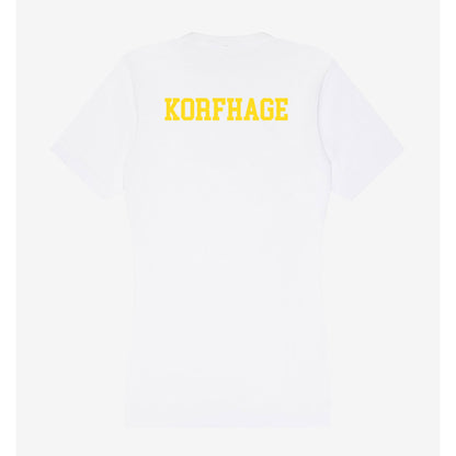 Western Michigan - NCAA Women's Gymnastics : Julie Korfhage - Women's V-Neck T-Shirt-1