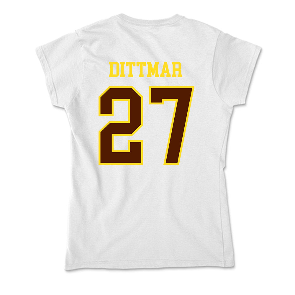 Western Michigan - NCAA Softball : Riley Dittmar - Soft Style Women’s T-Shirt-1