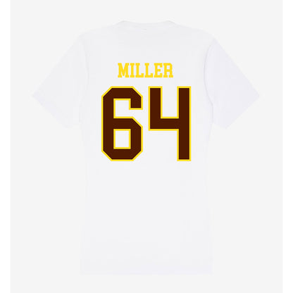 Western Michigan - NCAA Football : Nolan Miller - Women's V-Neck T-Shirt-1