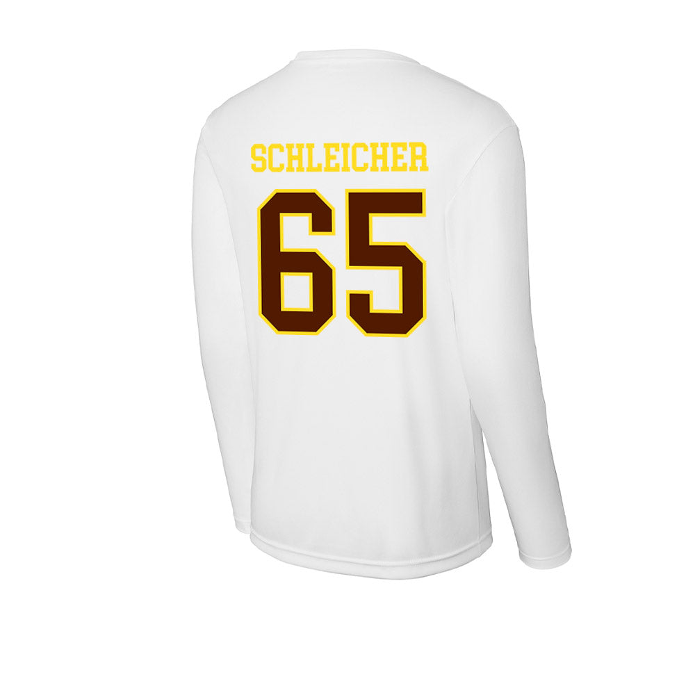 Western Michigan - NCAA Football : Jeremy Schleicher - Activewear Long Sleeve T-Shirt-1
