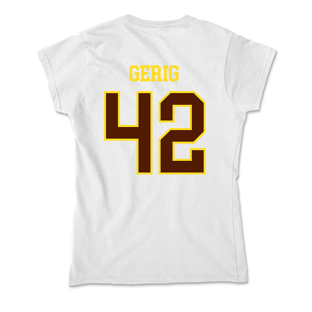 Western Michigan - NCAA Football : Will Gerig - Soft Style Women’s T-Shirt-1