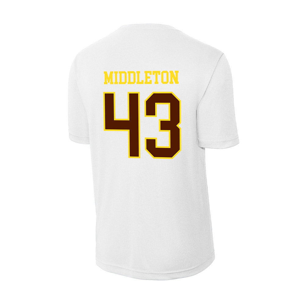 Western Michigan - NCAA Baseball : Cooper Middleton - Activewear T-Shirt-1