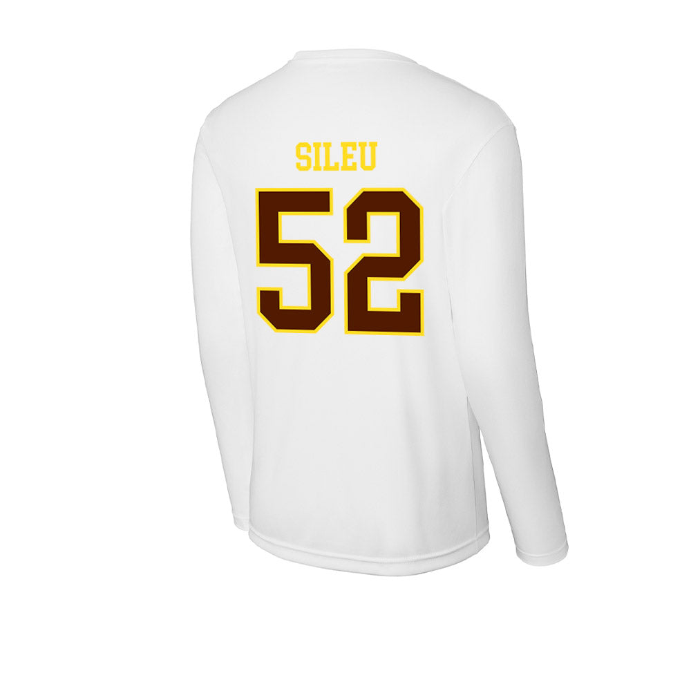 Western Michigan - NCAA Men's Basketball : Junior Sileu - Activewear Long Sleeve T-Shirt-1