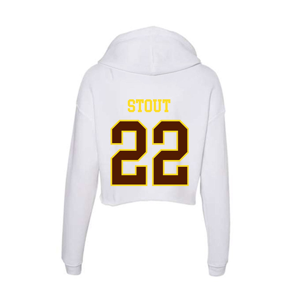 Western Michigan - NCAA Men's Soccer : Jonathan Stout - Women's Crop Fleece Hoodie-1