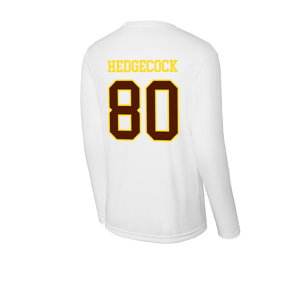 Western Michigan - NCAA Football : Cameron Hedgecock - Activewear Long Sleeve T-Shirt-1