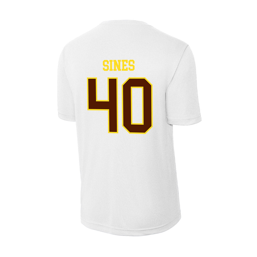 Western Michigan - NCAA Football : Nathan Sines - Activewear T-Shirt-1