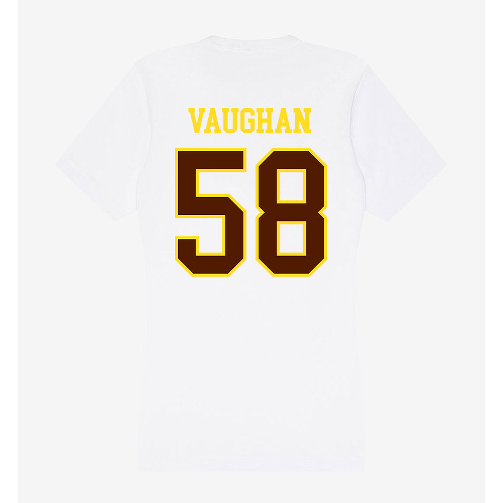 Western Michigan - NCAA Football : Liam Vaughan - Women's V-Neck T-Shirt-1
