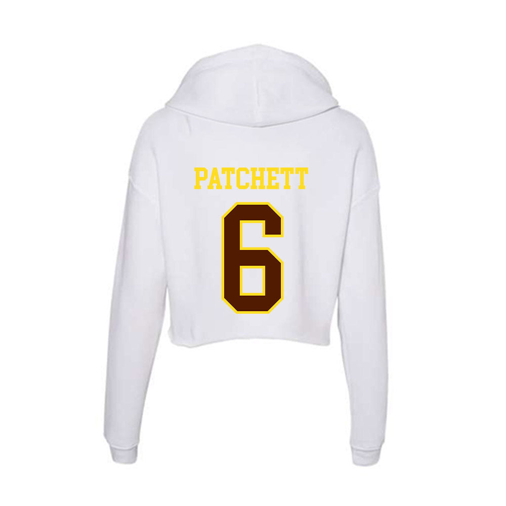 Western Michigan - NCAA Women's Volleyball : Annalise Patchett - Women's Crop Fleece Hoodie-1