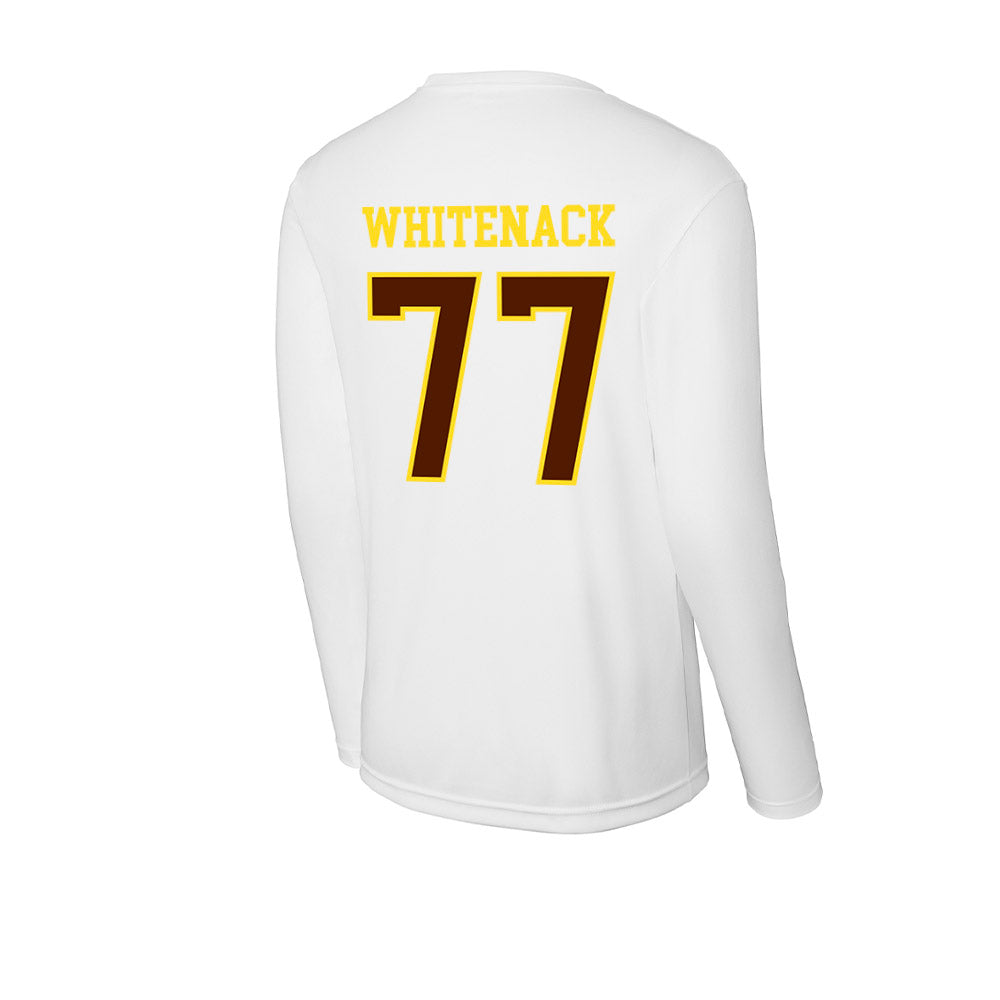 Western Michigan - NCAA Football : Hunter Whitenack - Activewear Long Sleeve T-Shirt-1