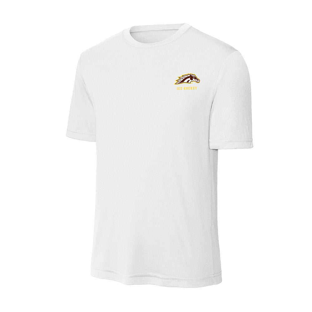 Western Michigan - NCAA Men's Ice Hockey : Ryan Humphrey - Activewear T-Shirt-0
