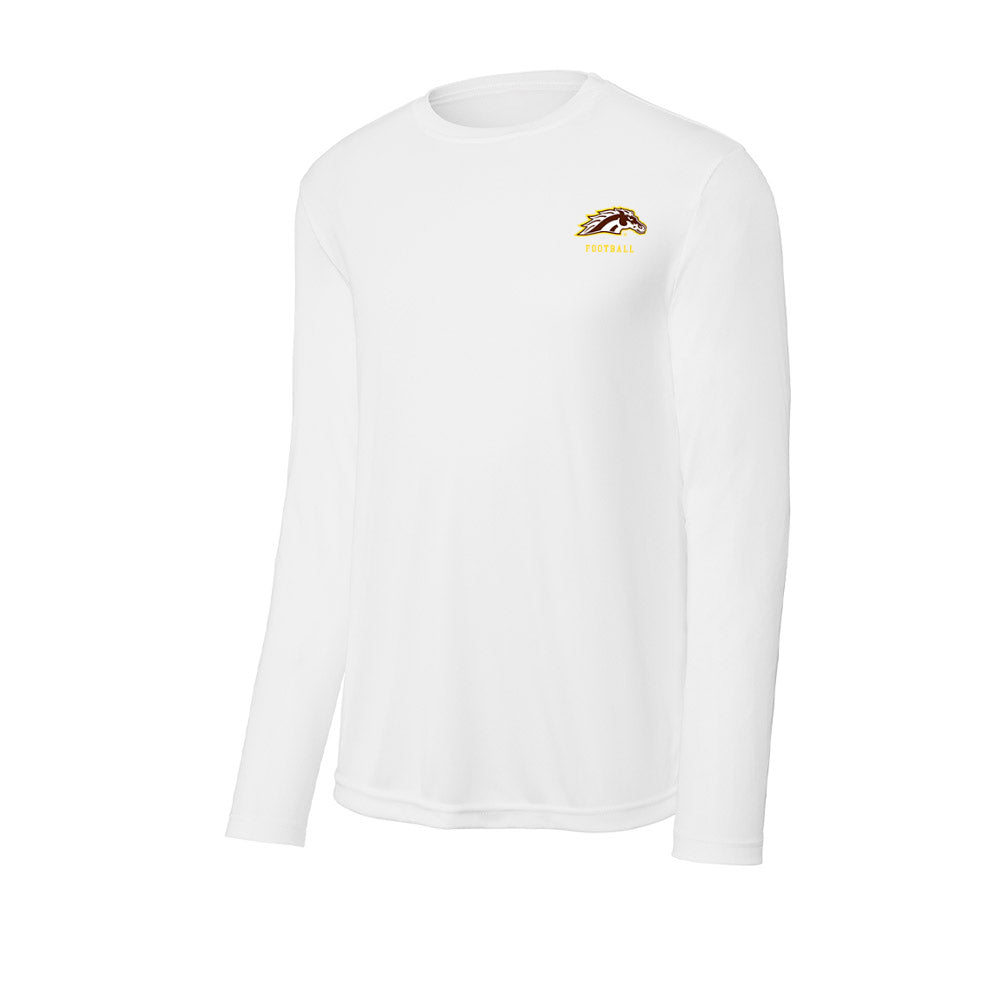 Western Michigan - NCAA Football : Tate Hallock - Activewear Long Sleeve T-Shirt-0