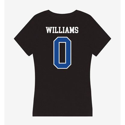 Hampton - NCAA Men's Basketball : Kody Williams - Classic Shersey Women's V-Neck T-Shirt-1