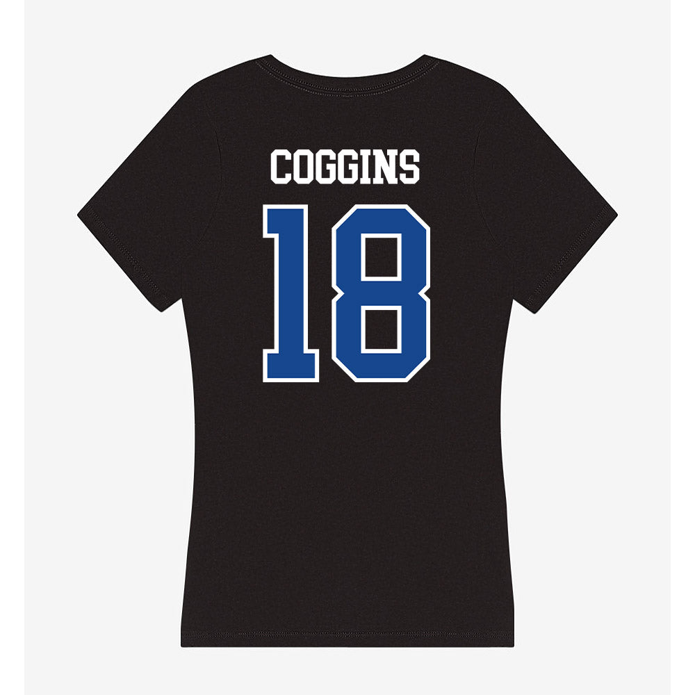Hampton - NCAA Football : Jaysaun Coggins - Classic Shersey Women's V-Neck T-Shirt-1