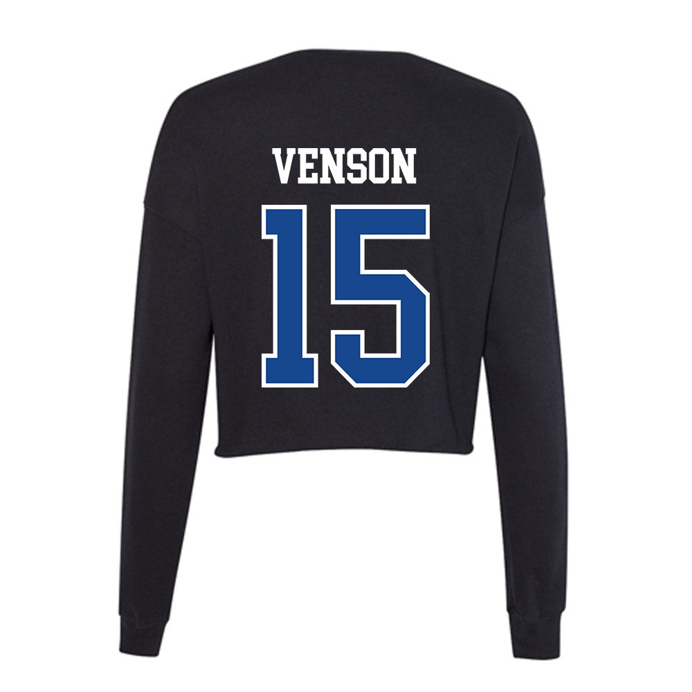 Hampton - NCAA Softball : Jasmine Venson - Classic Shersey Women's Cropped Crew Fleece-1