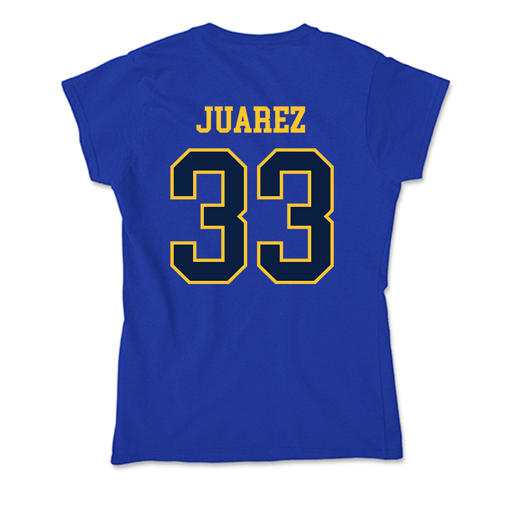 East Tennessee State - NCAA Baseball : Gabe Juarez - Soft Style Women’s T-Shirt-1