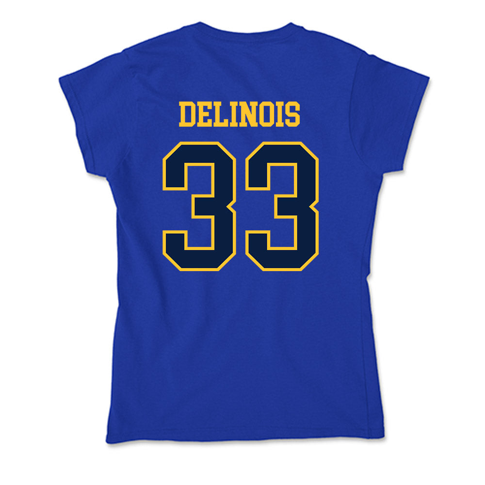 East Tennessee State - NCAA Football : Andrei Delinois - Soft Style Women’s T-Shirt-1