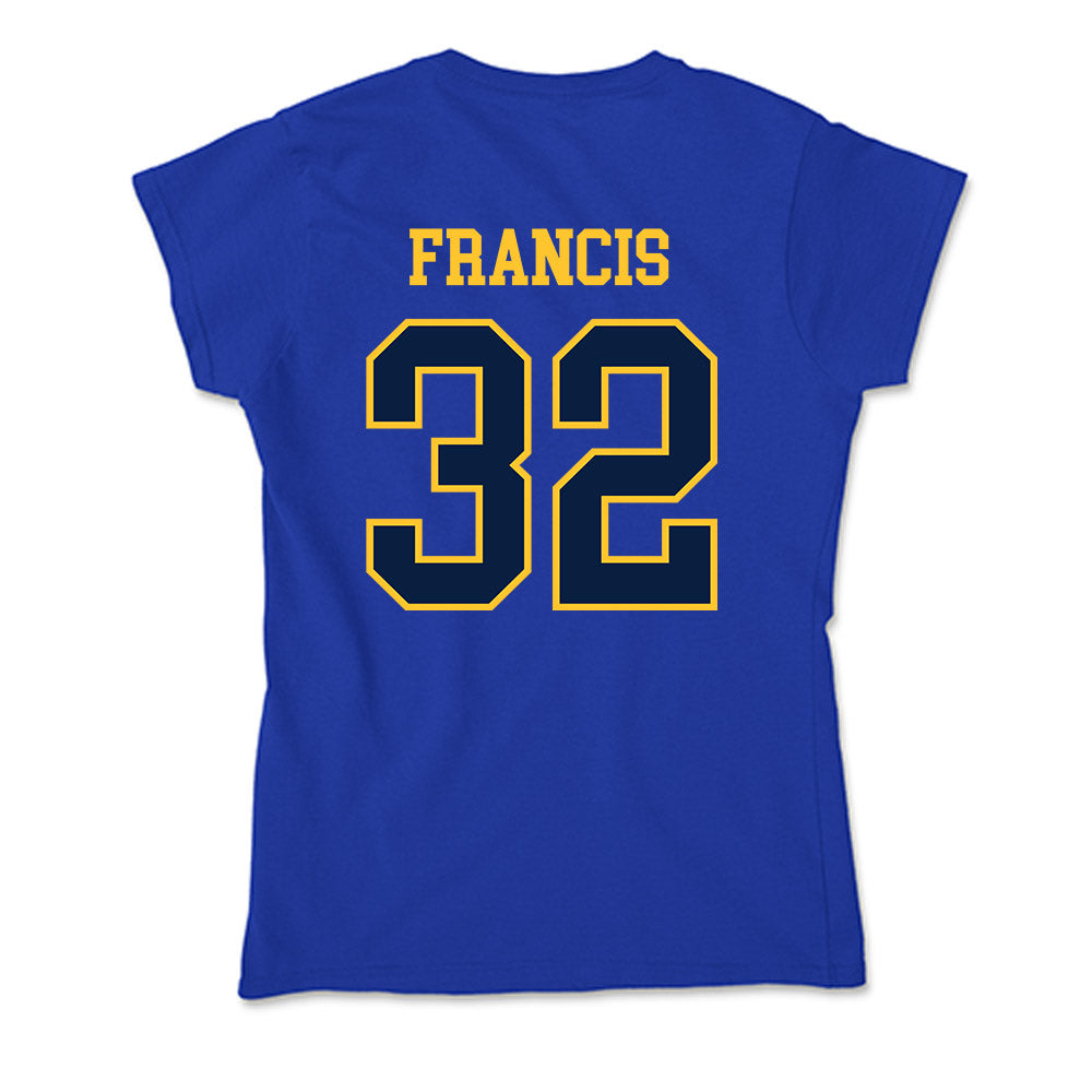 East Tennessee State - NCAA Football : Drew Francis - Soft Style Women’s T-Shirt-1