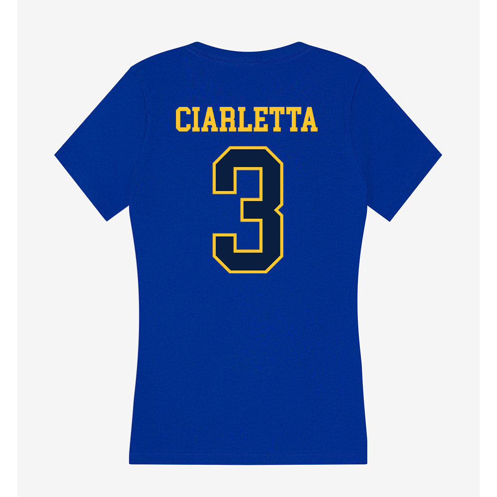 East Tennessee State - NCAA Softball : Kaela Ciarletta - Women's V-Neck T-Shirt-1