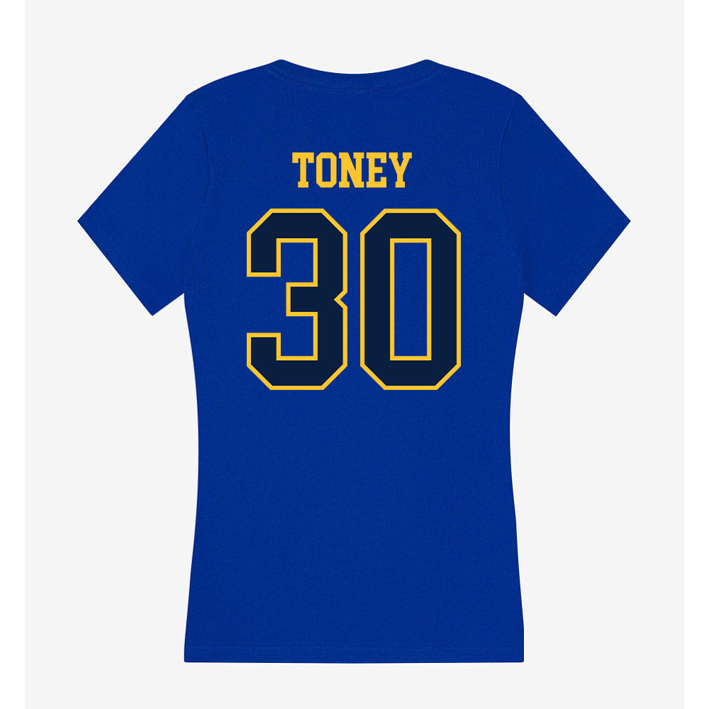 East Tennessee State - NCAA Softball : Addison Toney - Women's V-Neck T-Shirt-1