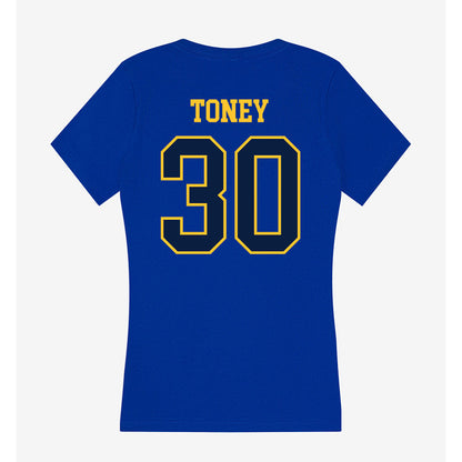 East Tennessee State - NCAA Softball : Addison Toney - Women's V-Neck T-Shirt-1