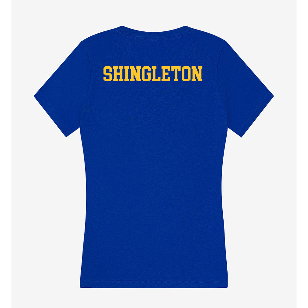 East Tennessee State - NCAA Women's Track & Field : Allison Shingleton - Women's V-Neck T-Shirt-1