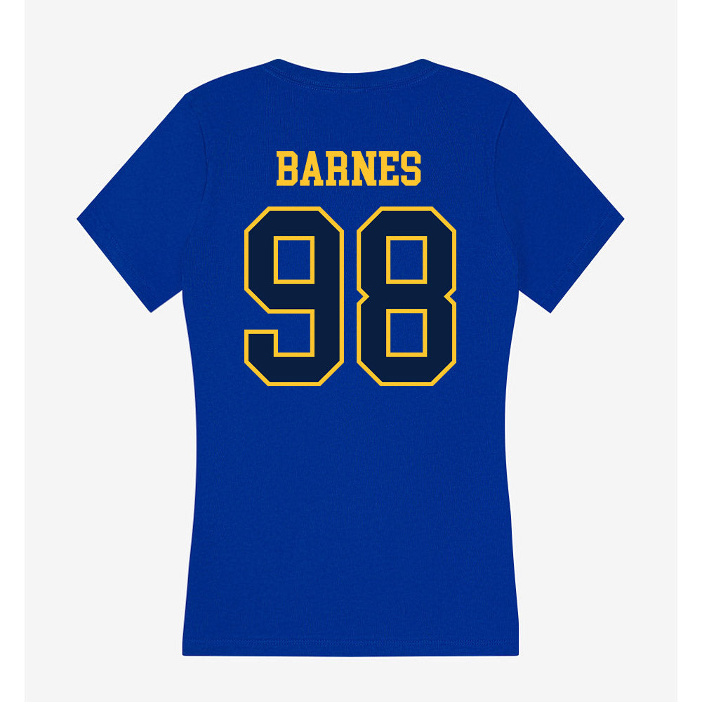 East Tennessee State - NCAA Football : Jai Barnes - Women's V-Neck T-Shirt-1