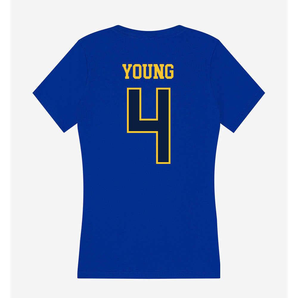 East Tennessee State - NCAA Softball : Cameron Young - Women's V-Neck T-Shirt-1