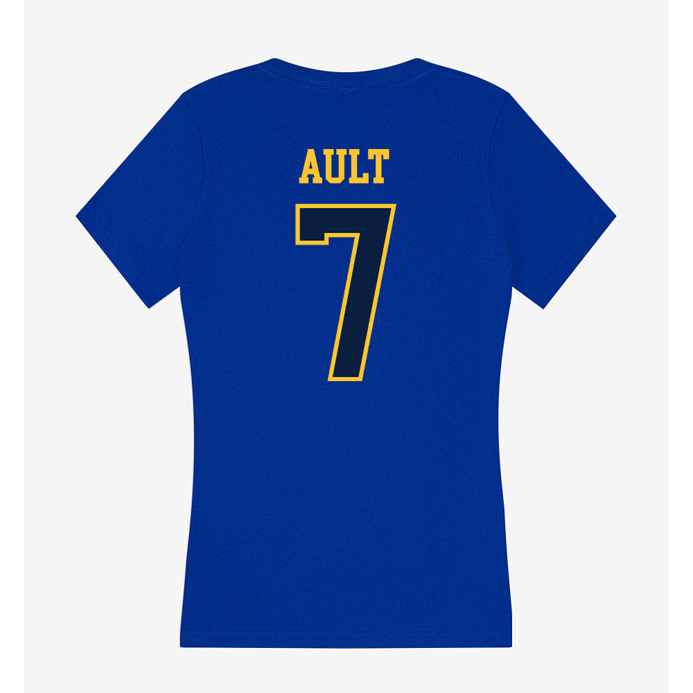 East Tennessee State - NCAA Baseball : Mason Ault - Women's V-Neck T-Shirt-1