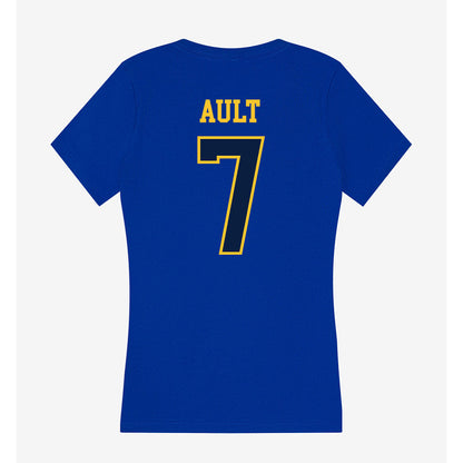 East Tennessee State - NCAA Baseball : Mason Ault - Women's V-Neck T-Shirt-1