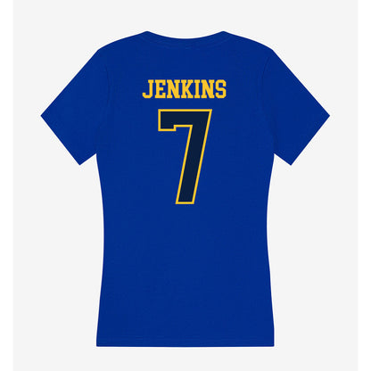 East Tennessee State - NCAA Football : Michael Jenkins - Women's V-Neck T-Shirt-1