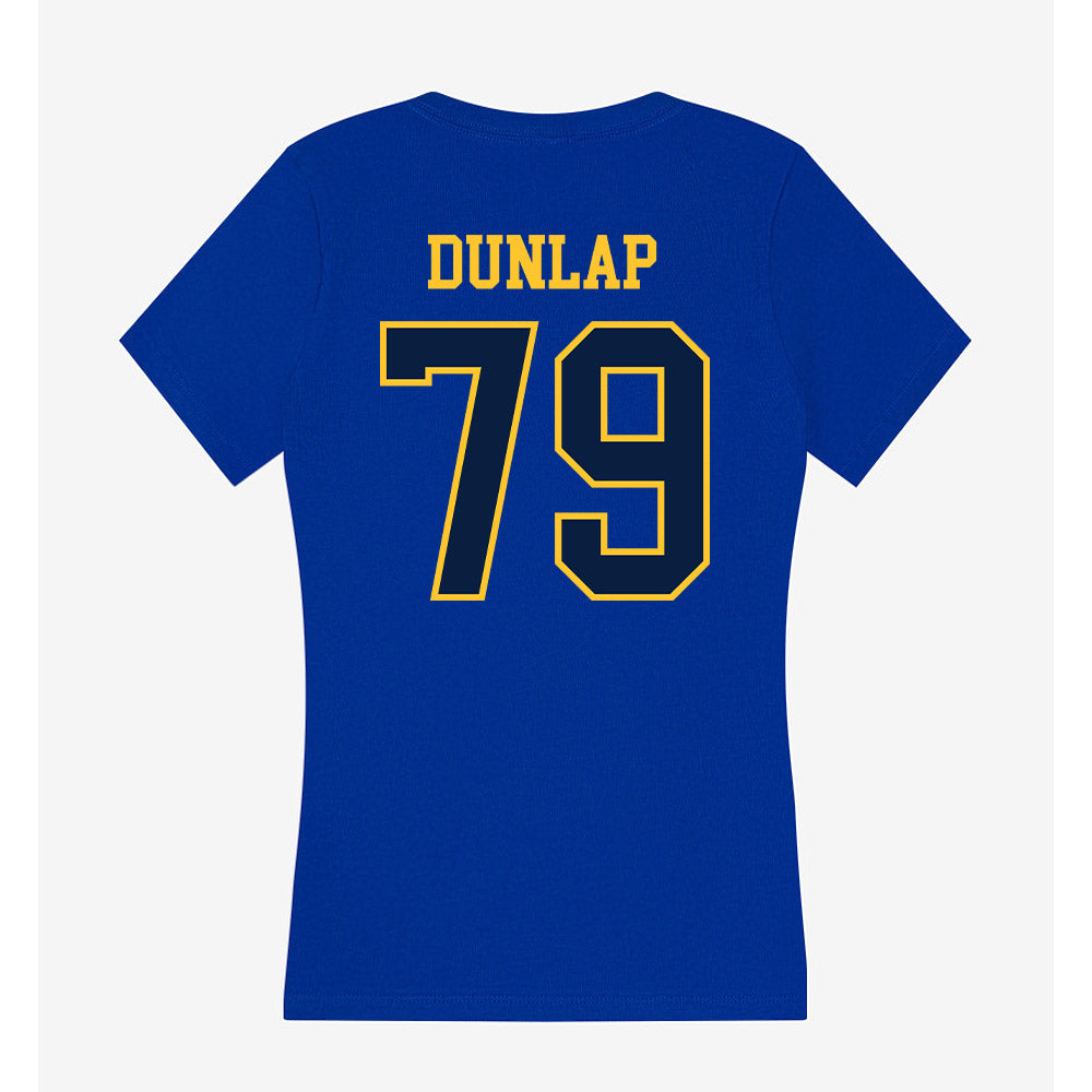 East Tennessee State - NCAA Football : Mitchell Dunlap - Women's V-Neck T-Shirt-1