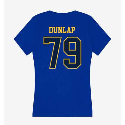 East Tennessee State - NCAA Football : Mitchell Dunlap - Women's V-Neck T-Shirt-1