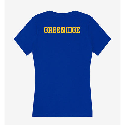 East Tennessee State - NCAA Women's Track & Field : Jasmine Greenidge - Women's V-Neck T-Shirt-1