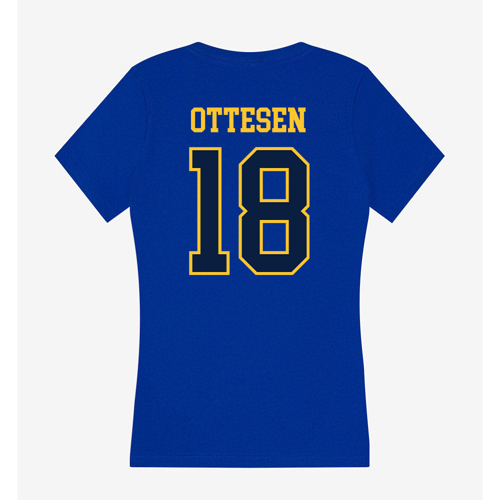 East Tennessee State - NCAA Men's Soccer : Anton Ottesen - Women's V-Neck T-Shirt-1