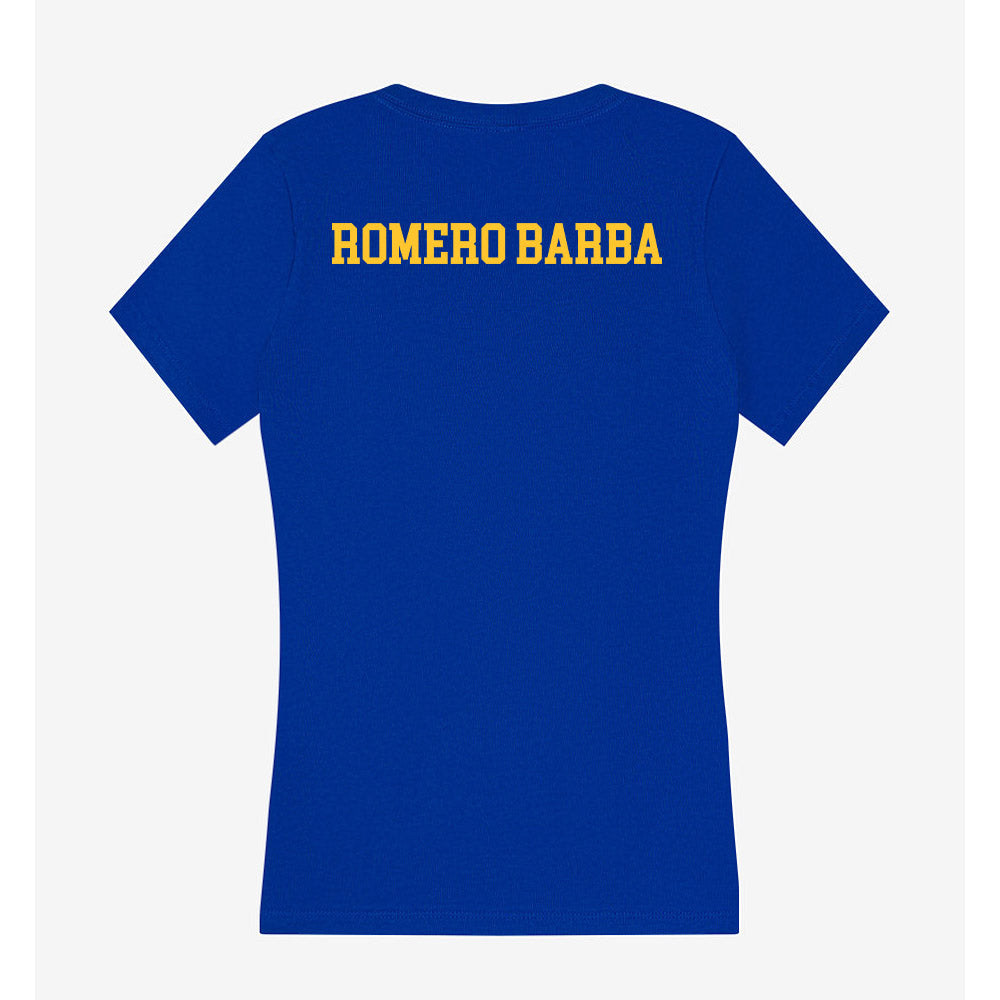 East Tennessee State - NCAA Women's Track & Field : Frania Romero Barba - Women's V-Neck T-Shirt-1