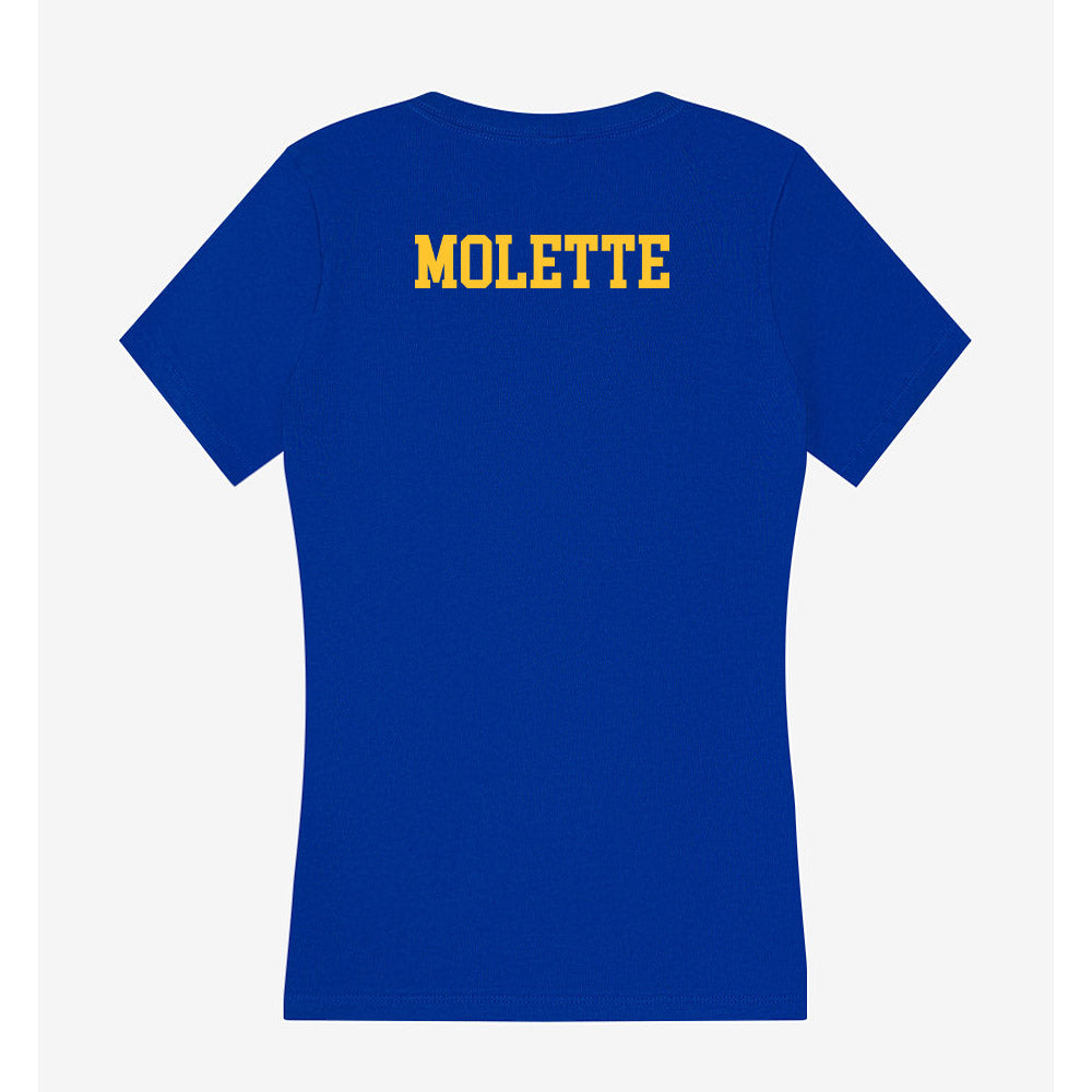 East Tennessee State - NCAA Women's Track & Field : Akera Molette - Women's V-Neck T-Shirt-1