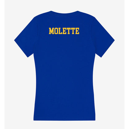 East Tennessee State - NCAA Women's Track & Field : Akera Molette - Women's V-Neck T-Shirt-1