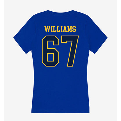 East Tennessee State - NCAA Football : Seth Williams - Women's V-Neck T-Shirt-1