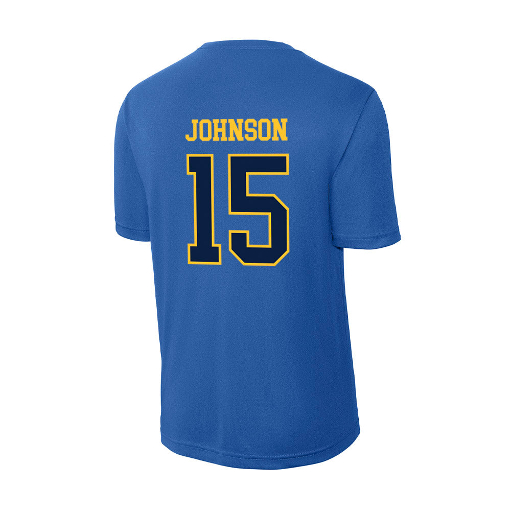 East Tennessee State - NCAA Football : Ewan Johnson - Activewear T-Shirt-1