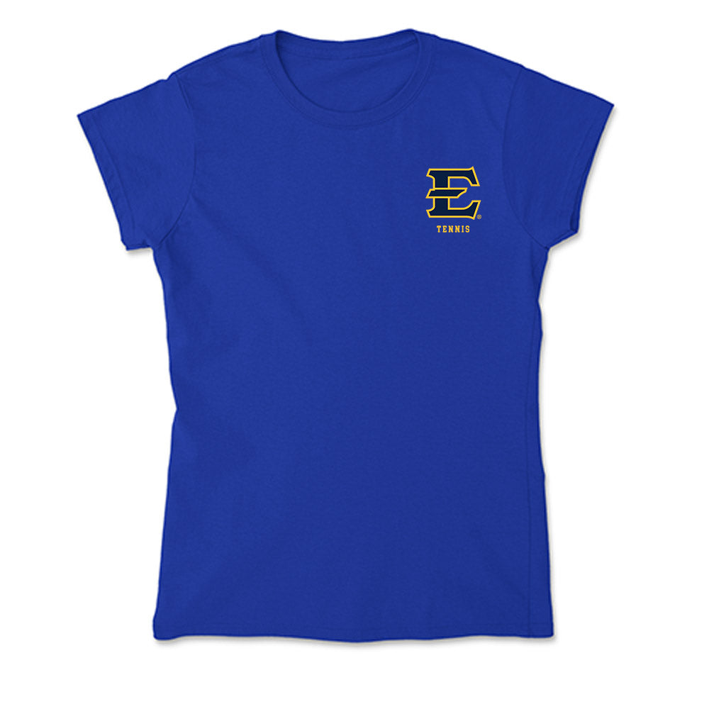 East Tennessee State - NCAA Men's Tennis : Peter Kalocsai - Soft Style Women’s T-Shirt-0